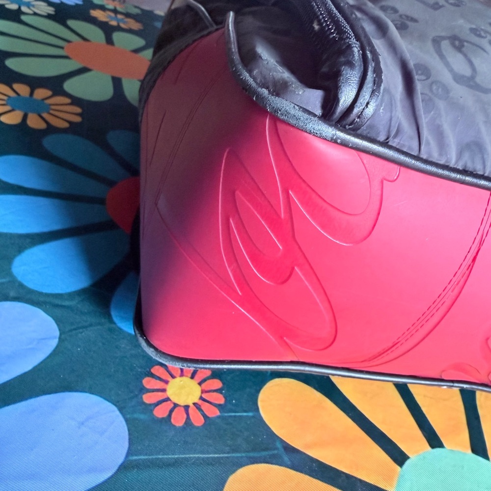 Christian Louboutin backpack Iridescent Monogram Purple Logo Travel bag - Picture 6 of 14